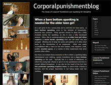 Tablet Screenshot of corporalpunishmentblog.com